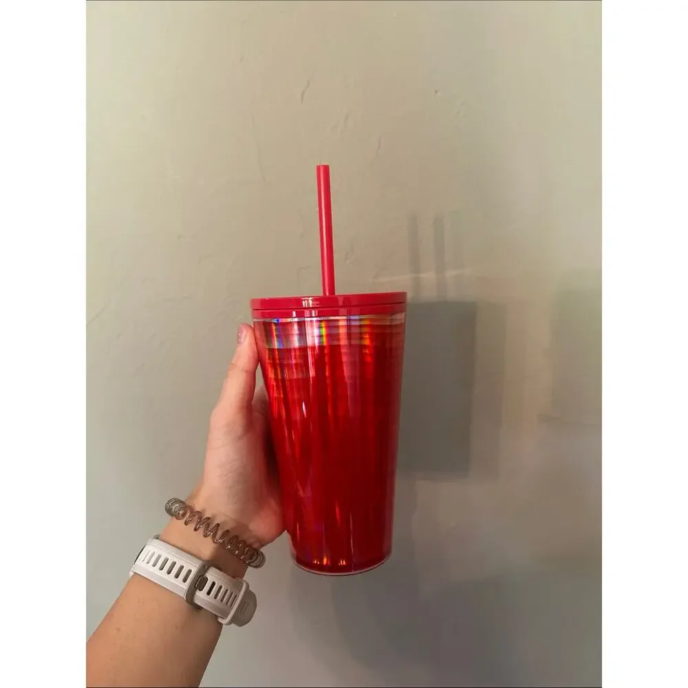 Starbucks vibrant red